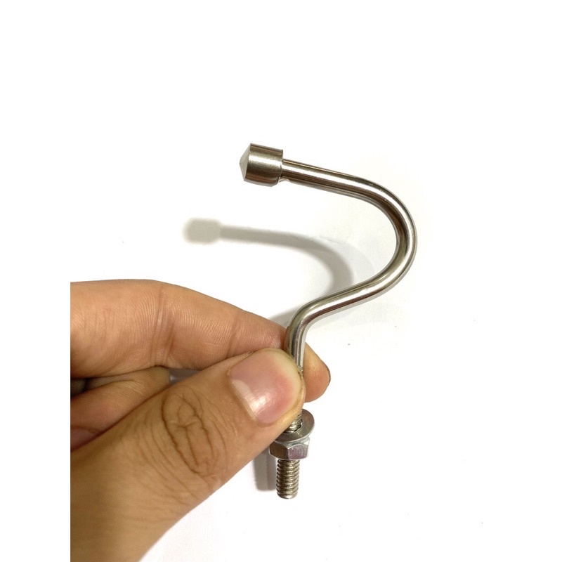 Móc Treo Đồ Xe hai bên không có khóa gạt Inox hoặc Titan 7 màu dành cho mọi loại xe