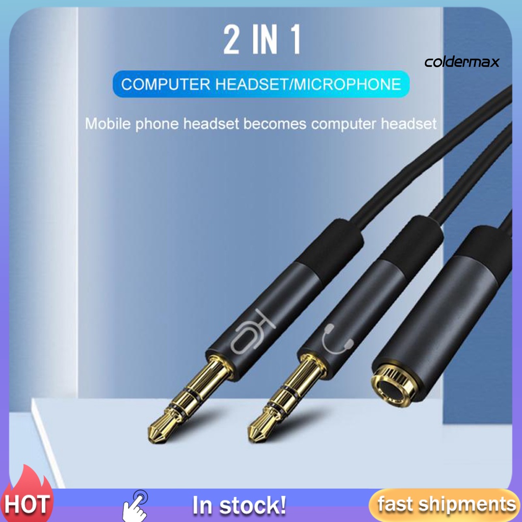 Cáp Chia Âm Thanh Chữ Y 2 Trong 1 3.5mm