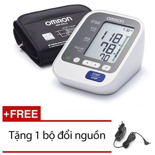 Máy đo huyết áp Omron HEM-7130 + Tặng bộ đổi nguồn  AC-Adapter