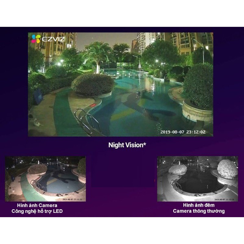 Camera Ezviz C8C - Camera Wifi Xoay 360° Cảm Biến AI Hồng Ngoại 30m Chính Hãng