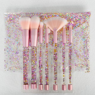 Bộ cọ trang điểm cá nhân cán confetti