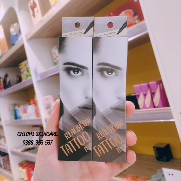 Chì Chân Mày Dạng Xăm VACOSI Realbrow Tattoo Pen 3D (chính hãng)