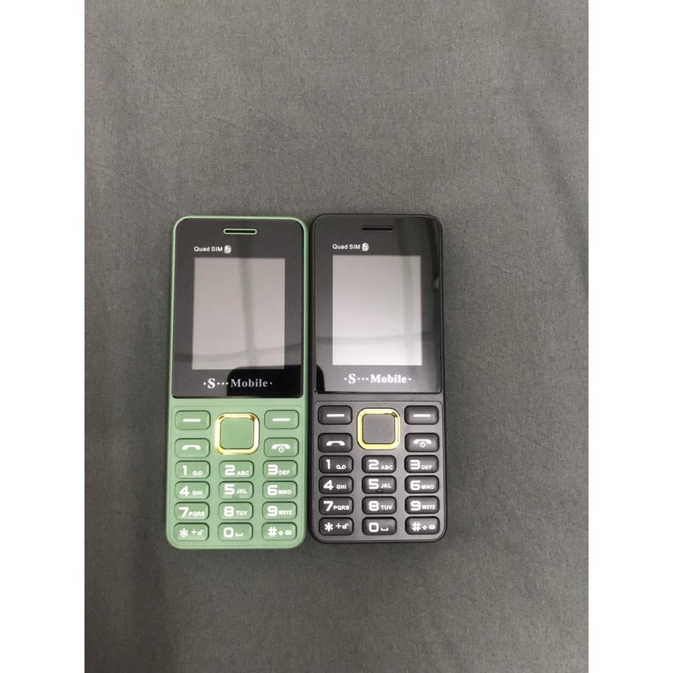 ĐIỆN THOẠI 4 sim S70 - S Mobile S70/ Điện thoại giá rẻ, điện thoại dành cho người già, loa to, đèn pin sáng