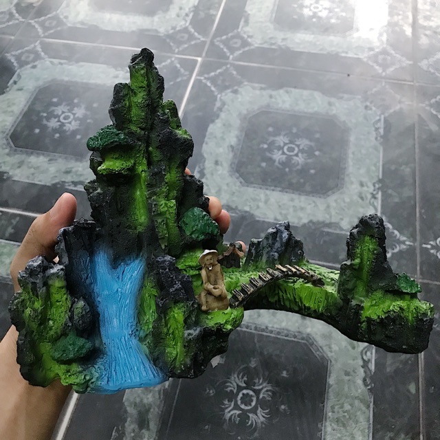 NÚI TRANG TRÍ HỒ CÁ NON BỘ 22x13x17cm