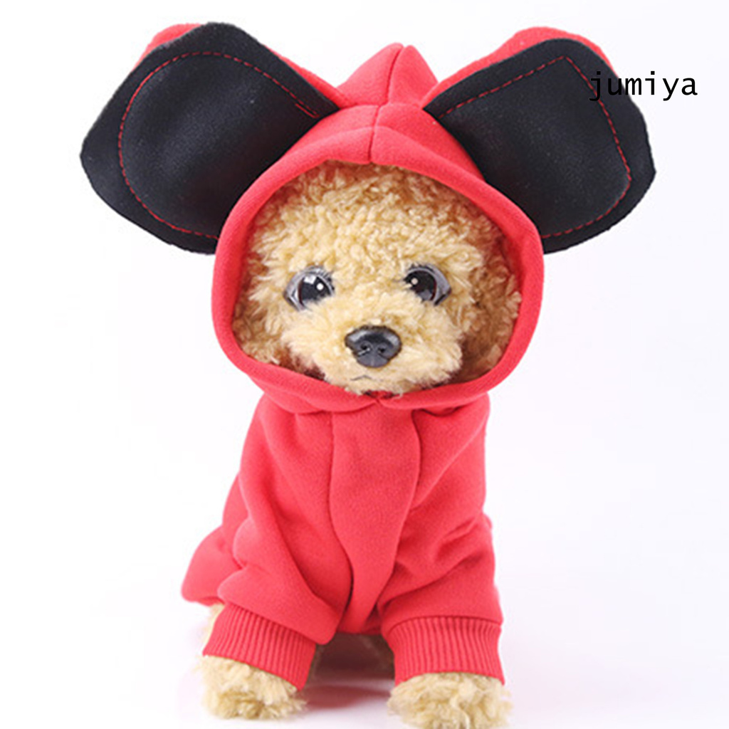 Áo Hoodie Tai Thỏ Dễ Thương Cho Thú Cưng