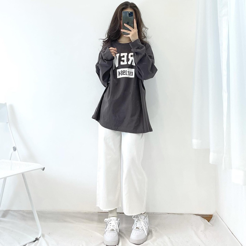 (FREESHIP) Áo thun dài tay thu đông CREW Miho house | BigBuy360 - bigbuy360.vn