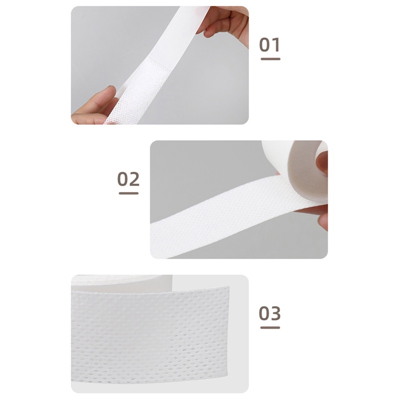 1 Cuộn Miếng Dán Cổ Tự Dính Bảo Vệ Cổ Thấm Hút Mồ Hôi Nhanh Khô Tiện Dụng