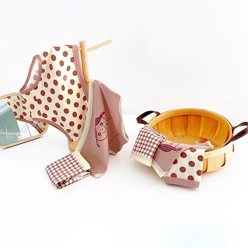 Bộ 3 Quần Lót Vải Cotton Nguyên Chất Kháng Khuẩn Cho Bé Gái