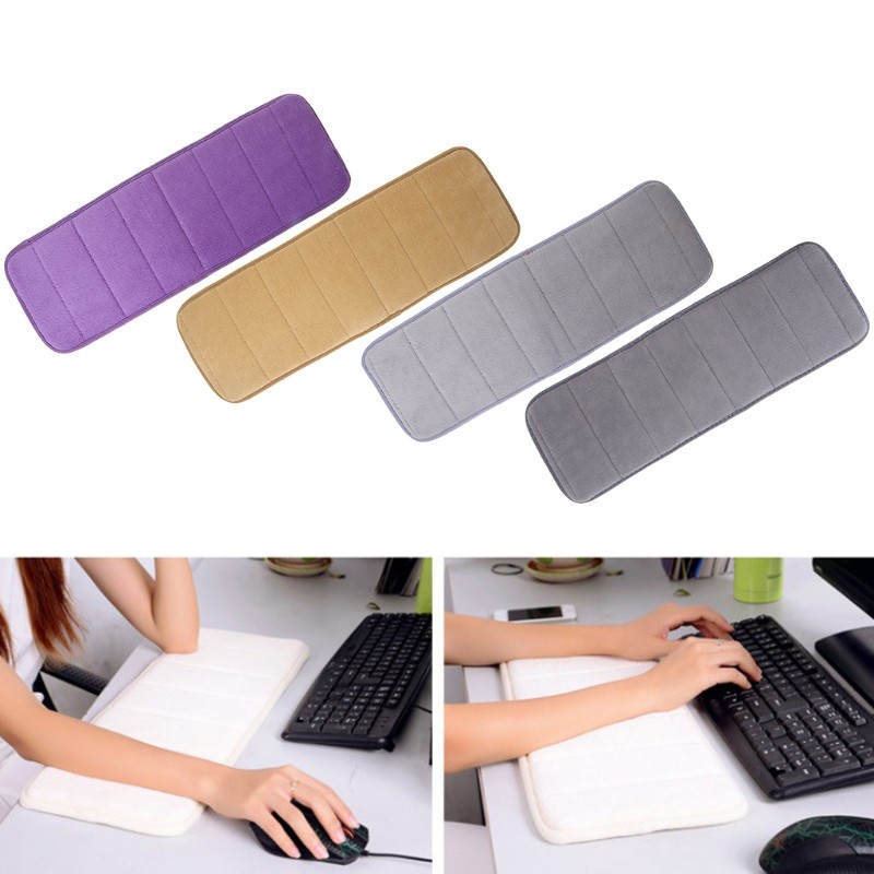 btsg Ultra Memory Cotton Keyboard Pad Sweat-absorbent Anti-slip for Office Desktop