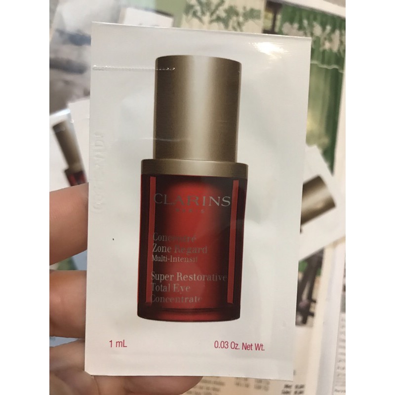 Samlple 1ML Tinh chất trẻ hoá cùng da quanh mắt Clarins