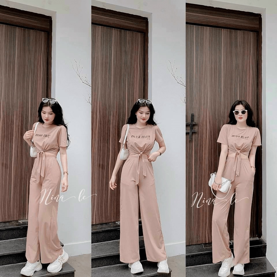 SÉT BỘ NỮ TICI ÁO LỬNG QUẦN SUÔNG RỘNG SIÊU HOT CHO CÁC BẠN GÁI XINH H.H.P