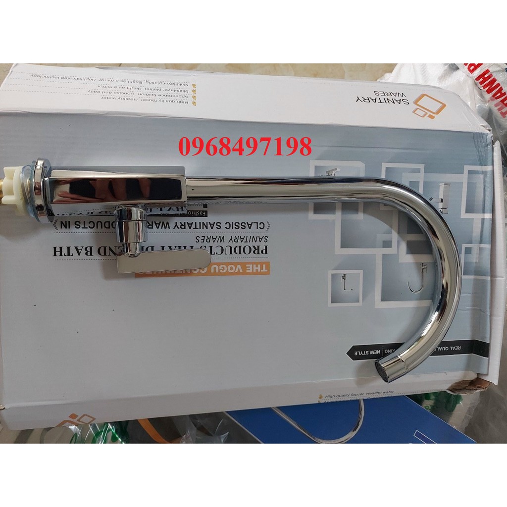 Vòi rửa bát bằng đồng gắn tường, gắn chậu 1 đường nước lạnh-Vòi rửa chén lạnh bằng đồng | BigBuy360 - bigbuy360.vn
