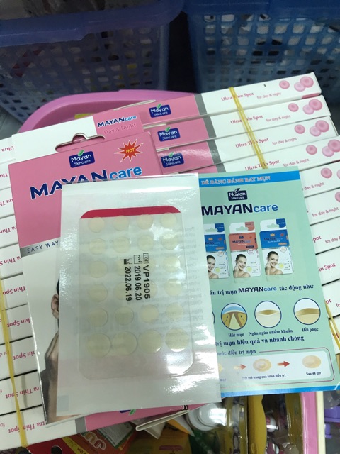 Miếng dán mụn MAYAN CARE 20+4 Miếng