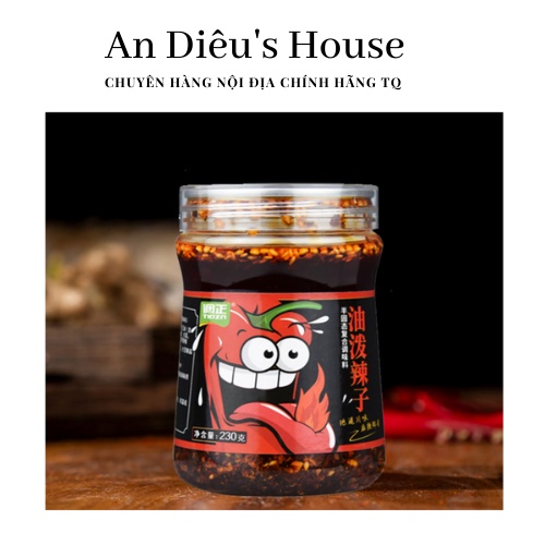 Ớt Chưng Dầu Trùng Khánh chai 230g - An Diêu's House