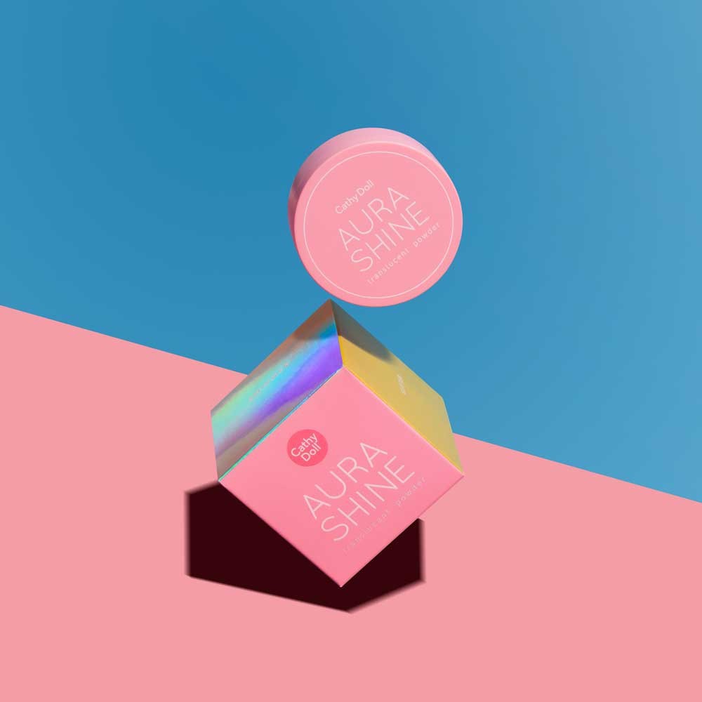 Cathy Doll Say No Oil / Sun Blur / Aura Shine Translucent Powder 4.5g Phấn Phủ Thái Lan Kiềm Dầu và se khít lỗ chân lông