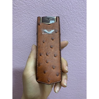 Bao Da Nắp Đứng Vertu Singnature S đà điểu