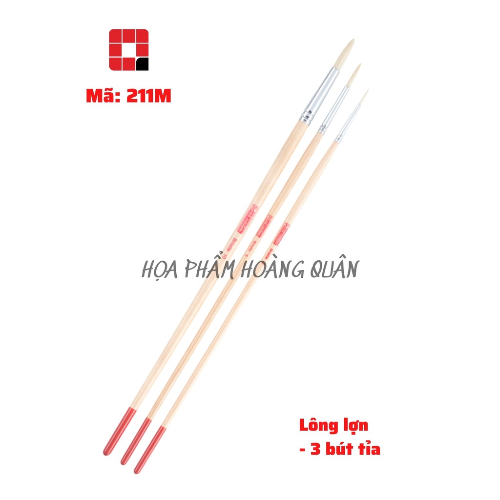 Bộ bút lông lợn Hà Lan ( 212M - 215M - 213M - 211M )