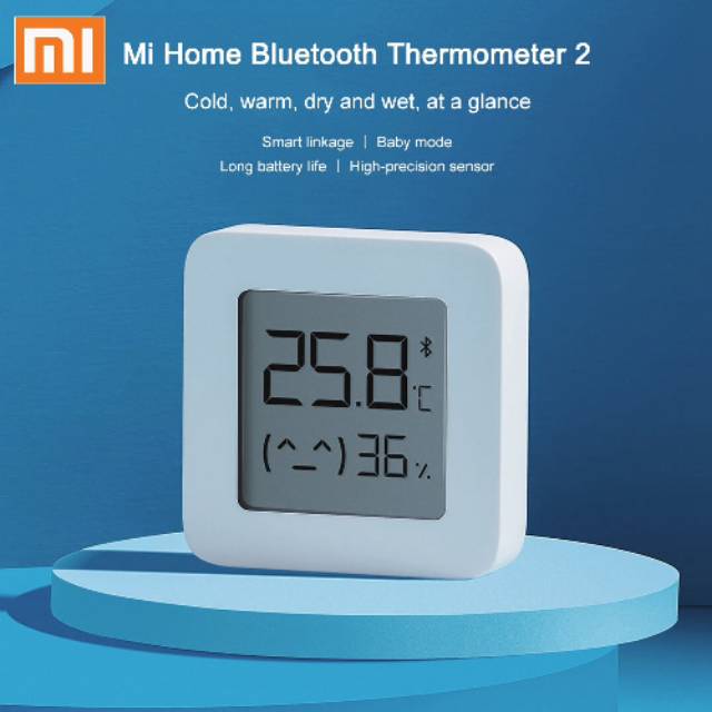 Nhiệt Kế Đo Nhiệt Độ Và Độ Ẩm Xiaomi Mijia Bluetooth 2 Cảm Biến Trong Nhà