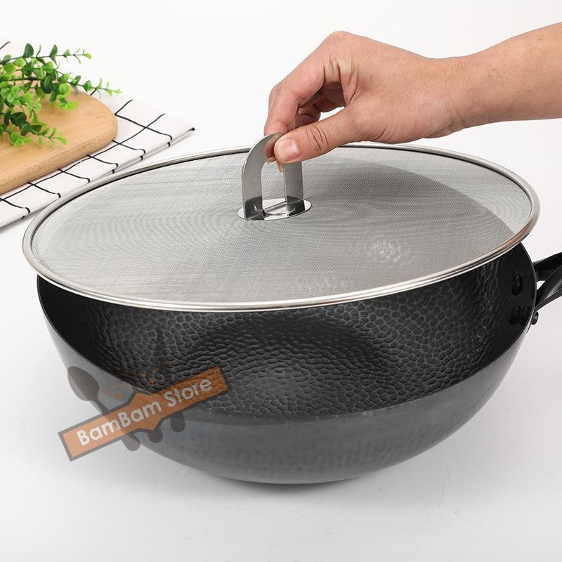 Nắp vung chống văng dầu mỡ tiện dụng cho mọi loại chảo -nồi - N025