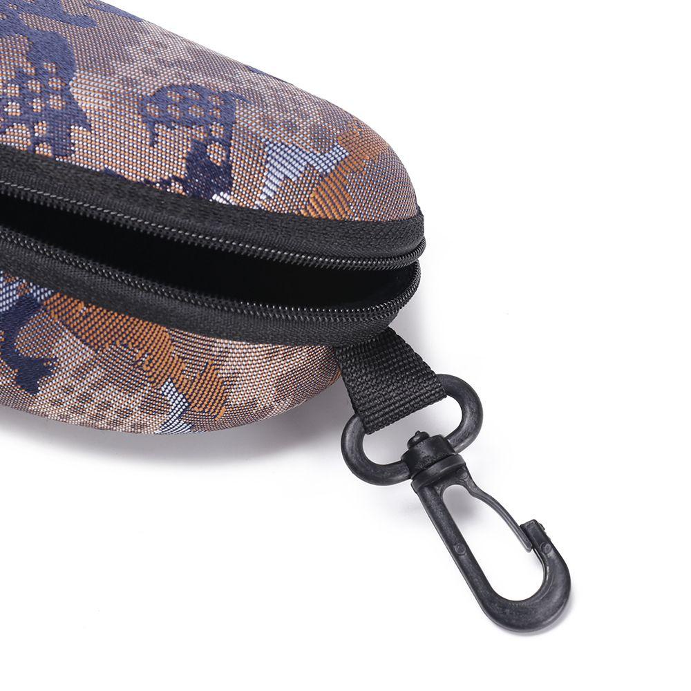 Hộp Đựng Mắt Kính Có Khóa Kéo Phong Cách Vintage Giá Đỡ