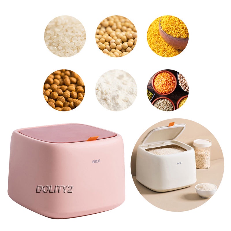 Food Container Flip Top Large Airtight 10kg Rice Storage for Pantry Kitchen