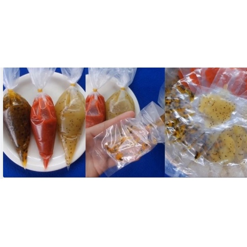 Túi tam giác đựng sốt trái cây (sét 30 túi) Size trung