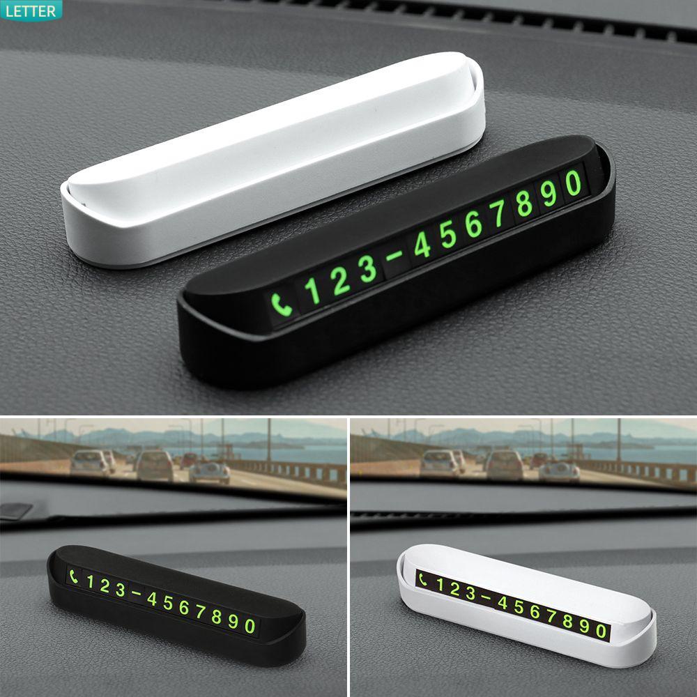 Thẻ số điện thoại đậu xe hơi tạm thời cỡ 13x2.5cm tiện dụng