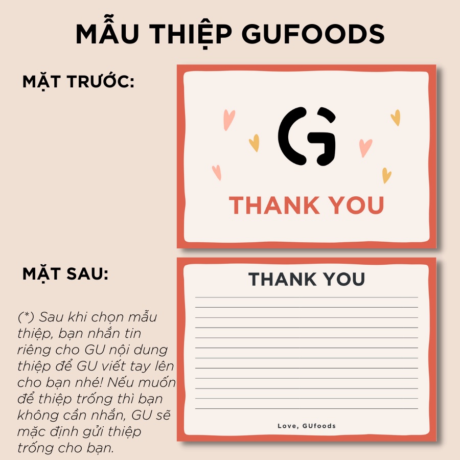 Hộp quà tặng giftset GUfoods - Quà biếu / Quà sinh nhật / Quà nhân dịp đặc biệt / Giftbox
