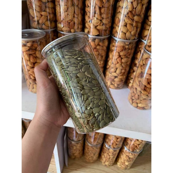 500g nhân bí xanh sấy giòn ăn liền, làm sữa, làm bánh, ngũ cốc