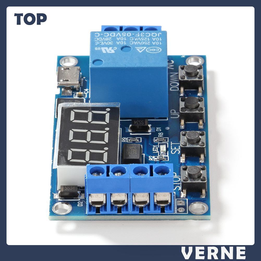 Mô Đun Rơ Le Kiểm Soát Thời Gian Tự Động 1 Chiều Vernesss Dc 6-30v