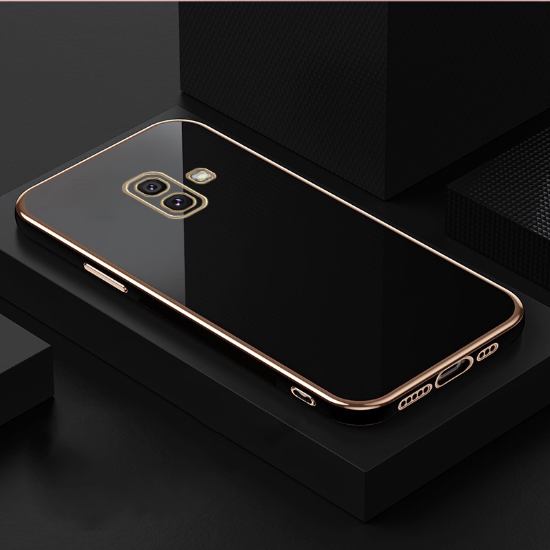 Ốp Điện Thoại Mềm Mạ Màu Cho Samsung Galaxy J4 J6 Plus 2018 J7 Prime J610 J610G J610F J415 J415F J415G SM-G610 On Nxt On7 Prime