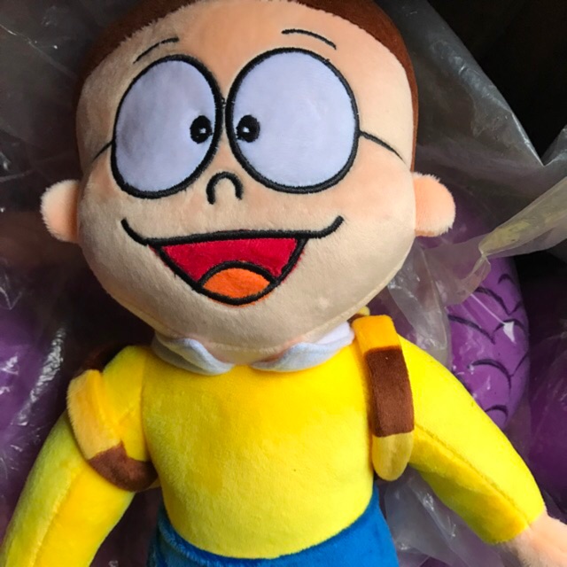 Gấu Bông NOBITA 50cm Lông Nhung Mềm Mịn,Cao Cấp