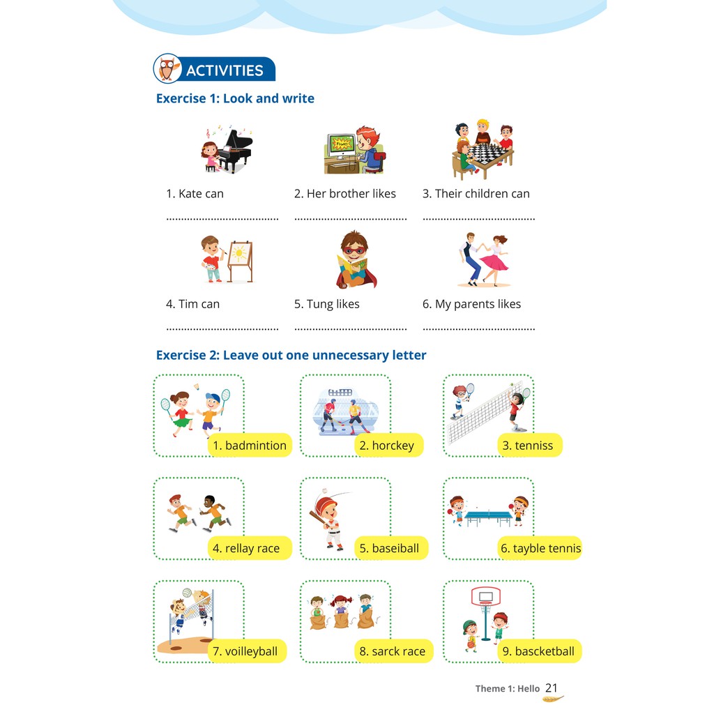 Sách Luyện viết chữ nhớ từ vựng (English Writing Smart Start) Grade 4 tập 2