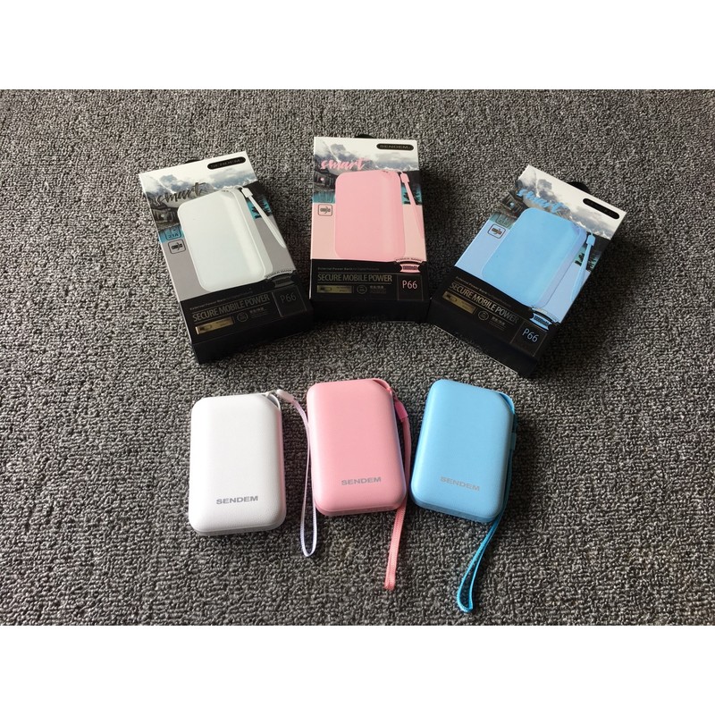 (sale) Pin sạc dự phòng 10.000mAh SENDEM P300, Sạc dự phòng mini giá rẻ (bán sỉ)