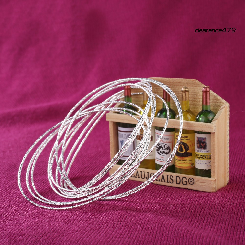 Set 10 Vòng Tay Hợp Kim Kiểu Dáng Thời Trang Cho Nữ