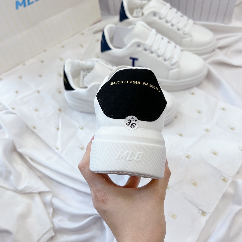 Giày Thể Thao Nữ Nam Ngô Thắng MIB Kết Hợp MC Queen 2022 Đế Cao 6Cm Màu Trắng