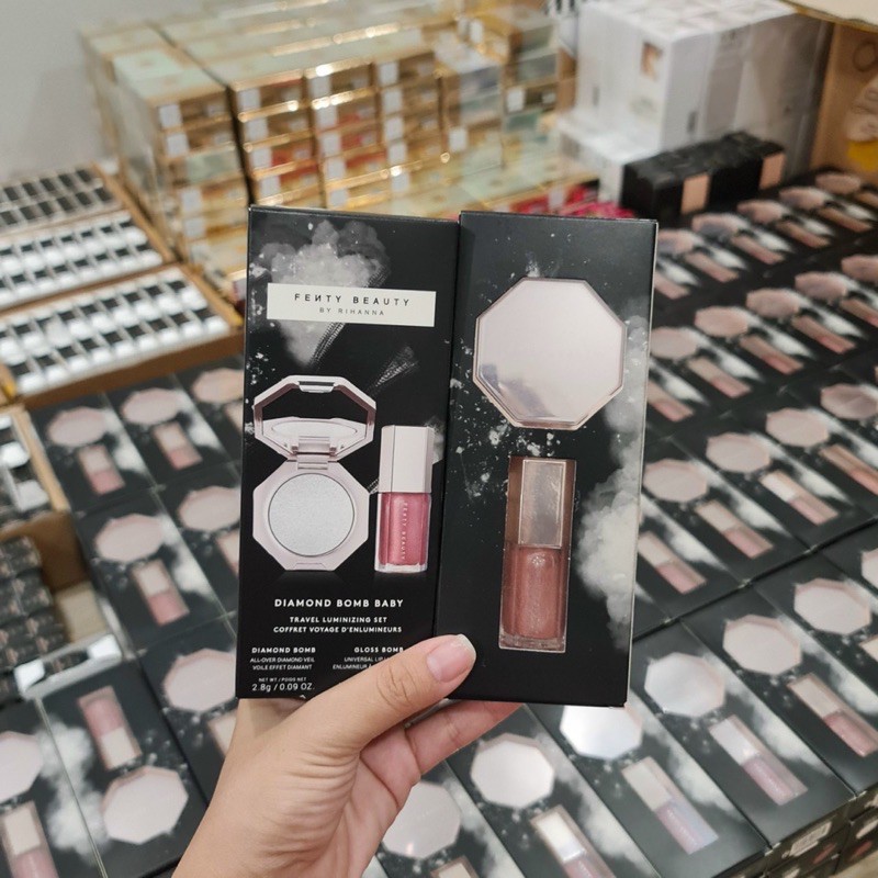 SET FEN.TY BẮT SÁNG + SON BÓNG BAO XINH LUNG LINH