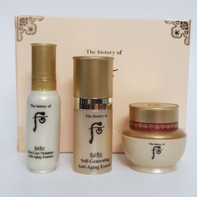 Set dưỡng trắng da chống lão hoá Bichup hồng nhuận hồi sinh da 3 sản phẩm