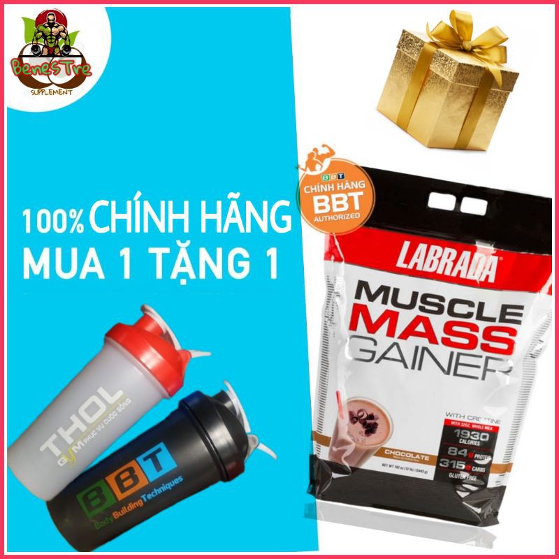 MUSCLE MASS GAINER - SỮA TĂNG CÂN CHẤT LƯỢNG CỦA HÃNG LABRADA (12 LBS)