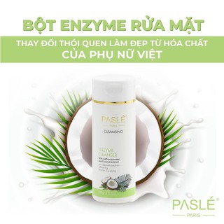 BỘT ENZYME RỬA MẶT PASLE' - SIÊU PHẨM DÀNH CHO DA MỤN