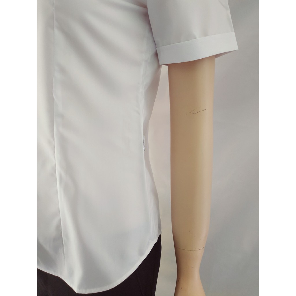 Áo Thái Hòa màu trắng chất vải đẹp có vải trơn và sọc | BigBuy360 - bigbuy360.vn