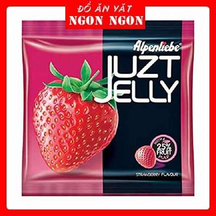 Kẹo Dẻo Alpenliebe Juzt Jelly Vị Dâu-Vị Ổi (Gói 45viên)