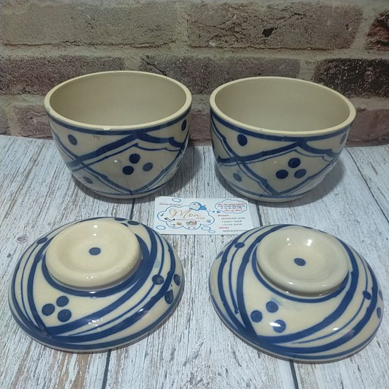 Thố Đá 20  Thố Tiềm Hầm Gà Ác Hay Tổ Yến Size Vừa.