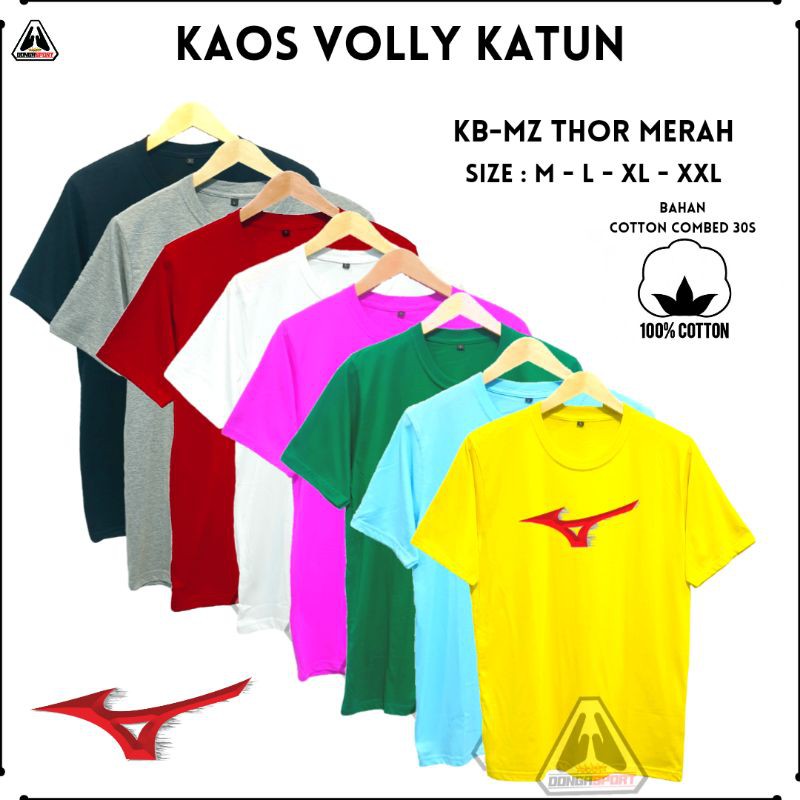 Áo Thun Cotton 30s Mizuno Chơi Bóng Chuyền