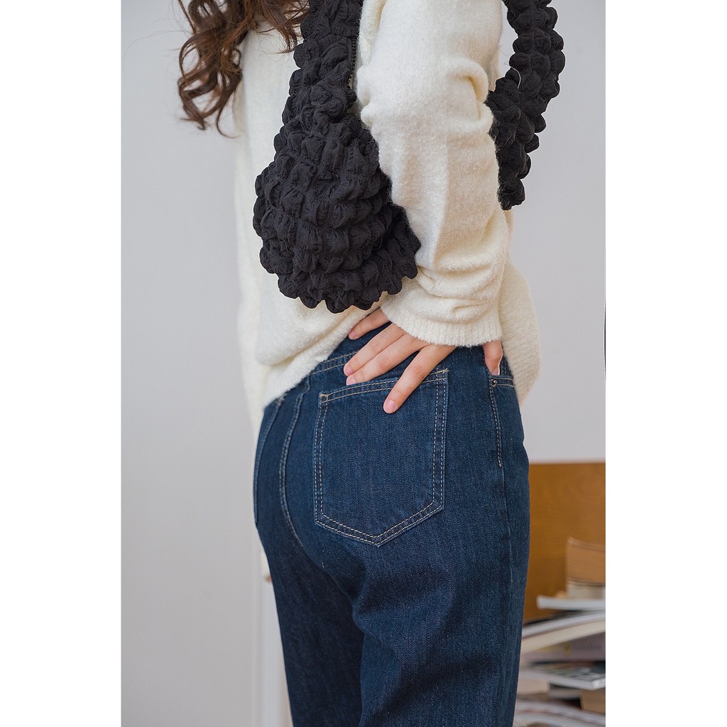Quần bò gập gấu Naked By V -  Roll Up Jeans