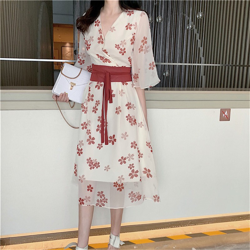 Đầm ulzzang Váy voan kiểu Nhật thiết kế dài công chúa có lớp lót vải  xòe xếp ly đẹp Kozoda M39 | BigBuy360 - bigbuy360.vn