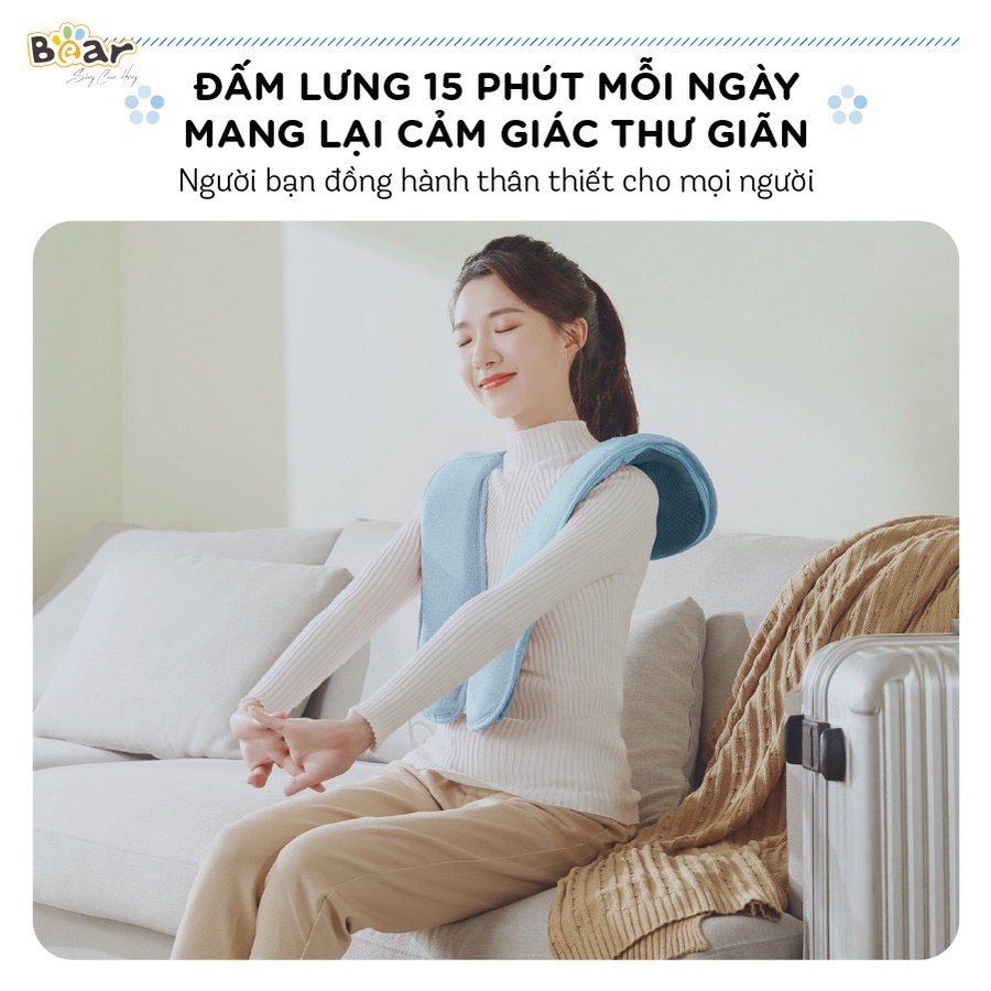 Máy Massage Lưng, Đấm Lưng, Cổ Vai Gáy Massage Cầm Tay Bear MA-B01V1