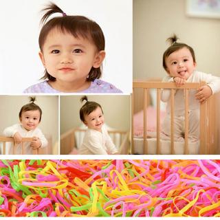 Set 400 Thun Cao Su Buộc Tóc Dành Cho Bé Gái