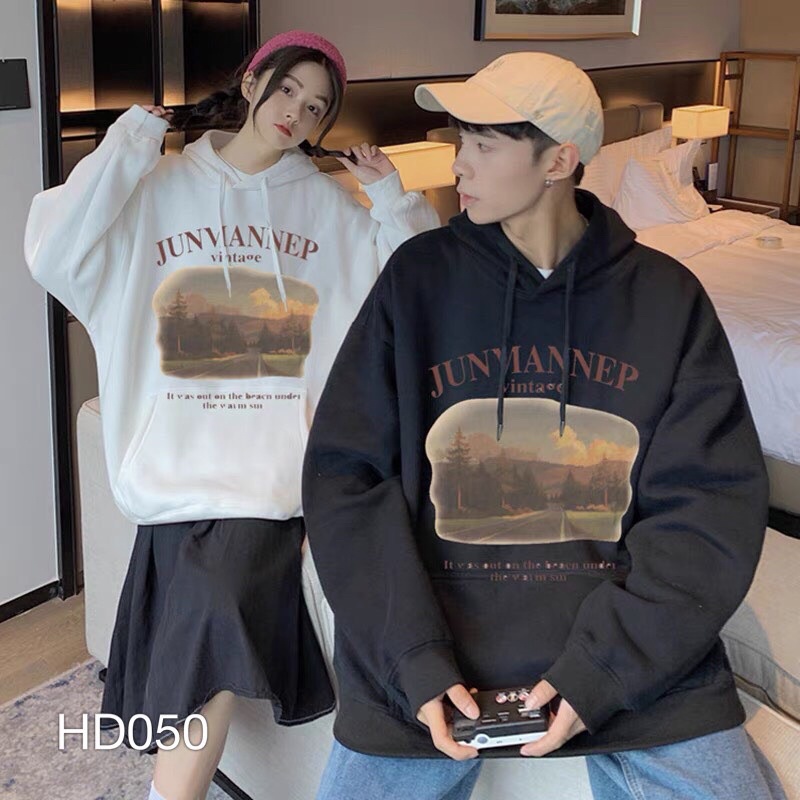 Áo hoodie nam nữ VN CLO in hình và chữ junmannep -HD050