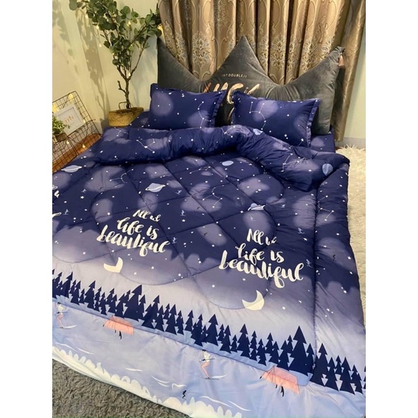 Chăn phao trần bông dày loại 1 bông hơi như hình siêu nhẹ 1m8-2m cao cấp được chọn màu